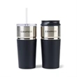 Emery 2-in-1 Double Wall Stainless Tumbler - 16 Oz.