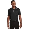 Sport-Tek Dri-Mesh Polo with Tipped Collar and Piping.