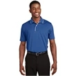 Sport-Tek Dri-Mesh Polo with Tipped Collar and Piping.