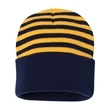 Sportsman 12" Striped Knit Beanie