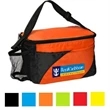Lunch Bags - Two tone Polyester Lunchbox w/ Mesh Pocket