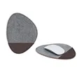New Feltro Collection Felt Pebble Shape Mouse Pad