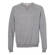 JERZEES Snow Heather French Terry Crewneck Sweatshirt