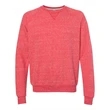 JERZEES Snow Heather French Terry Crewneck Sweatshirt