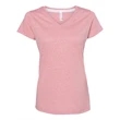 LAT Women's Harborside Melange V-Neck T-Shirt