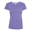 LAT Women's Harborside Melange V-Neck T-Shirt