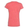 LAT Women's Harborside Melange V-Neck T-Shirt