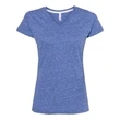 LAT Women's Harborside Melange V-Neck T-Shirt