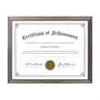 Calais Certificate Frame - Gun Metal