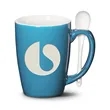 Winfield Mug & Spoon - Deep Etch 15oz