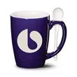 Winfield Mug & Spoon - Deep Etch 15oz