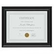 Marylebone Certificate Frame - Black