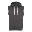 J. America Triblend Sleeveless Hooded Sweatshirt