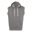 J. America Triblend Sleeveless Hooded Sweatshirt