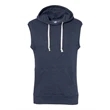 J. America Triblend Sleeveless Hooded Sweatshirt