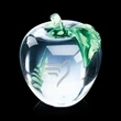 Apple with Green Leaf Award