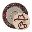 Texture Tone™ Golf Ball Marker Coin w/ Magnetic Ball Marker