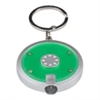 Keychain w/ Push Button Flashlight