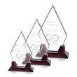 Sunrise Award - Starfire/Rosewood 8.75"