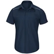 Red Kap Short Sleeve Pro Airflow Work Shirt - Long Sizes
