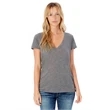 Ladies' Slinky-Jersey V-Neck T-Shirt