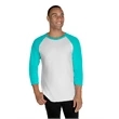 Unisex Premium Blend Ring-Spun 3/4 Sleeve Raglan T-Shirt
