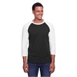 Unisex Premium Blend Ring-Spun 3/4 Sleeve Raglan T-Shirt
