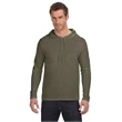 Adult Lightweight Long-Sleeve Hooded T-Shirt