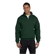 Adult NuBlend® Quarter-Zip Cadet Collar Sweatshirt