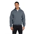 Adult NuBlend® Quarter-Zip Cadet Collar Sweatshirt