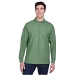 Men's Pima Pique Long-Sleeve Polo