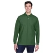 Men's Pima Pique Long-Sleeve Polo
