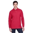 Men's Pima Pique Long-Sleeve Polo