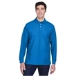Men's Pima Pique Long-Sleeve Polo
