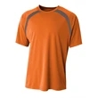 Men's Spartan Short Sleeve Color Block Crew Neck T-Shirt