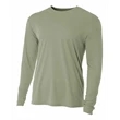 Youth Long Sleeve Cooling Performance Crew Shirt