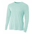 Youth Long Sleeve Cooling Performance Crew Shirt