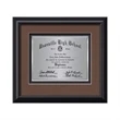 Monarch Certificate TexEtch Horiz - Black