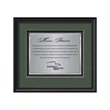 Raven Certificate TexEtch Horiz - Black