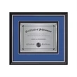 Baron Certificate TexEtch Horiz - Black/Silver
