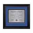 Yorktech Certificate TexEtch Horiz - Black