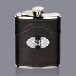 Regent Hip Flask -  Stainless Plate