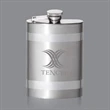Pecora Hip Flask -  Brushed Stainless