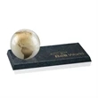 Globe on Granite - White