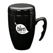 Barco Ceramic Mug w/ Lid - 14oz