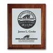 Screenprint Aluminum - Walnut/Cove Edge