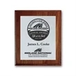 Screenprint Aluminum - Walnut/Cove Edge