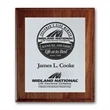 Screenprint Aluminum - Walnut/Cove Edge
