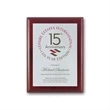 Screenprint Aluminum - Mahogany