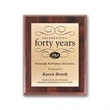 Screenprint Brass - Walnut Finish